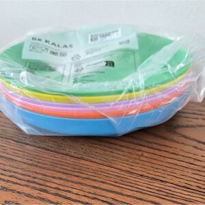 Ikea KALAS Colorful Kids Plate Set
